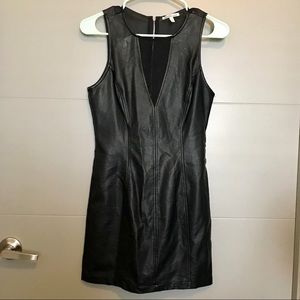 Little Black Leather Dress